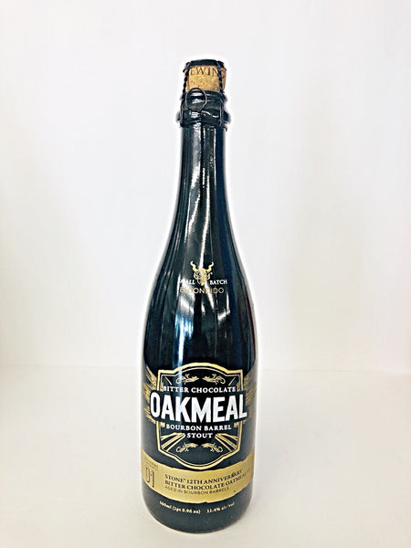 STONE 12TH ANNIVERSARY BITTER CHOCOLATE OAKMEAL BOURBON BARREL STOUT 16’